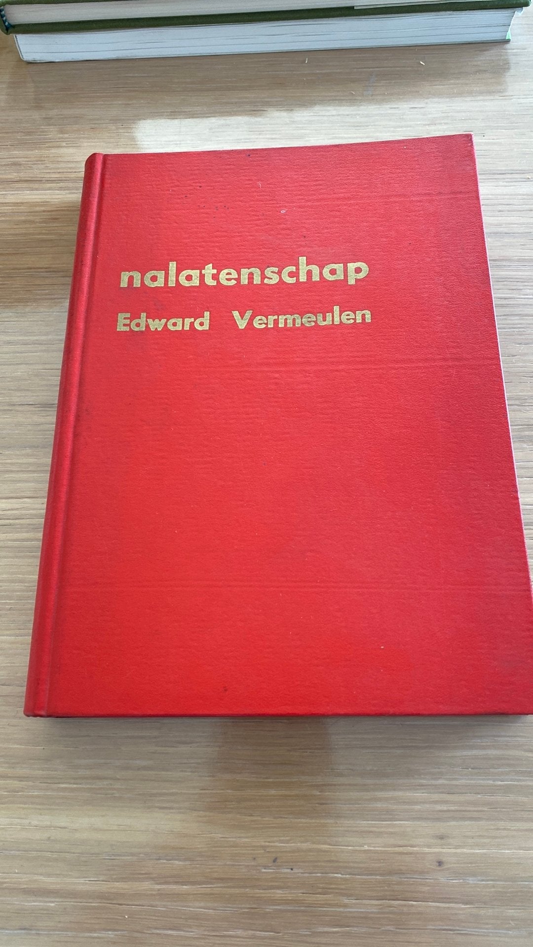 Nalatenschap Edward Vermeulen vintage, Boeken, Ophalen, België, Edward Vermeulen, Zo goed als nieuw