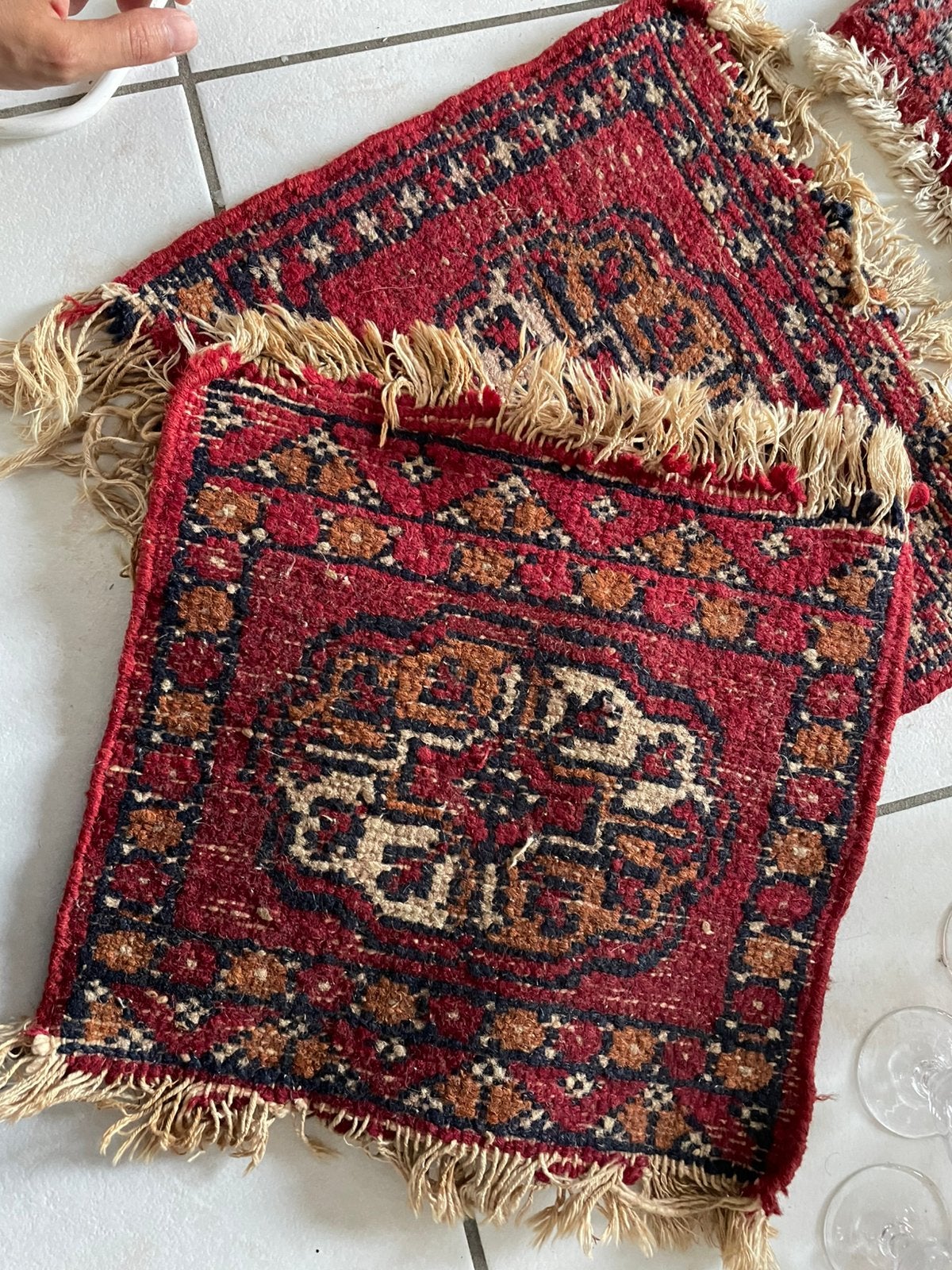 Tapis 2 pièces, Antiquités & Art, Tapis & Textile, Enlèvement ou Envoi