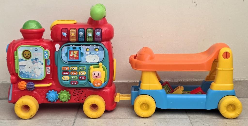 VTech - Maxiloco, Mon Trotti Train 7 en 1, Enfants & Bébés, Jouets | Vtech, Enlèvement, Utilisé, 6 mois à 2 ans