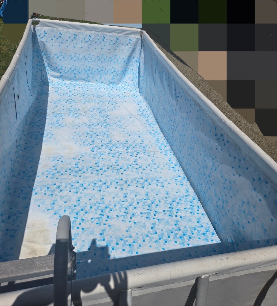 Piscine tubulaire, Enlèvement, Utilisé, Rectangulaire, 400 cm ou plus