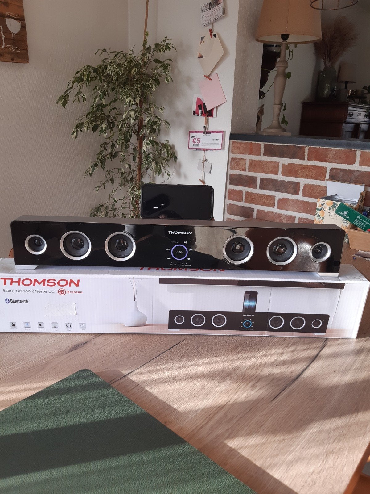 soundbar bluetooth speaker Thomson, Soundbar, Zo goed als nieuw, Minder dan 40 watt, Ophalen