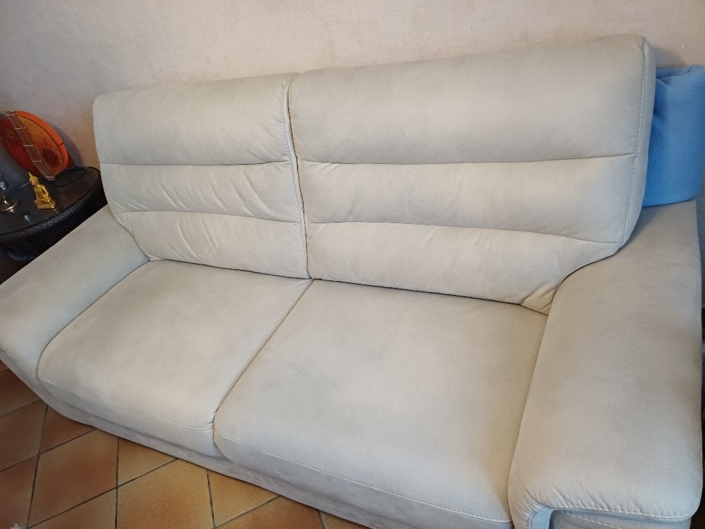 2 canapés, Trois personnes, Banc droit, Comme neuf, Enlèvement