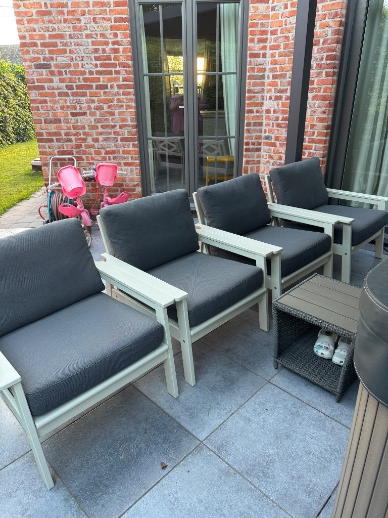 Tuinstoelen, Tuin en Terras, Ophalen, Zo goed als nieuw, Stoel, Tuinset