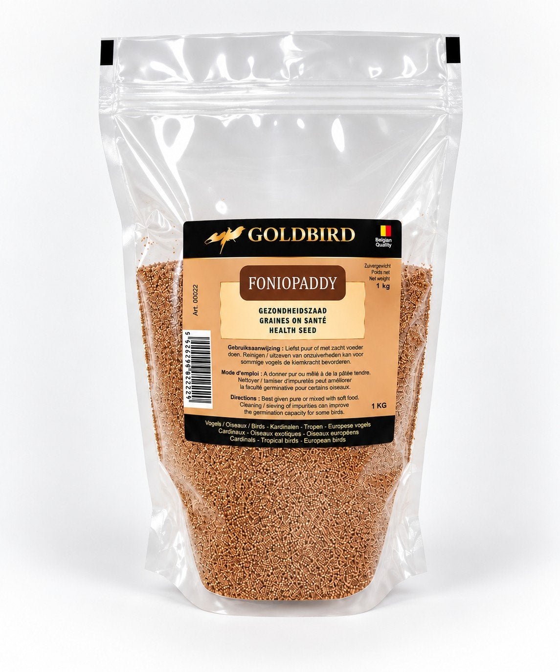 Foniopaddy 1kg GoldBird - Winkel en Webshop, Ophalen