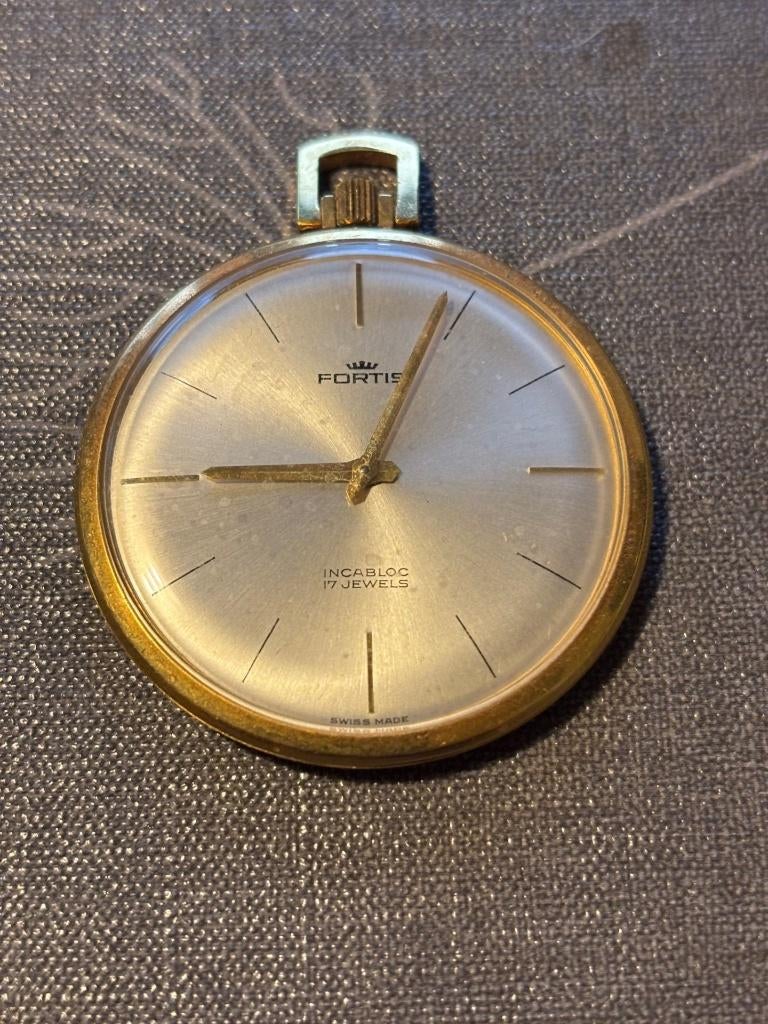 Superbe montre à gousset Fortis – Années 60 – Mécanique, Antiquités & Art, Enlèvement