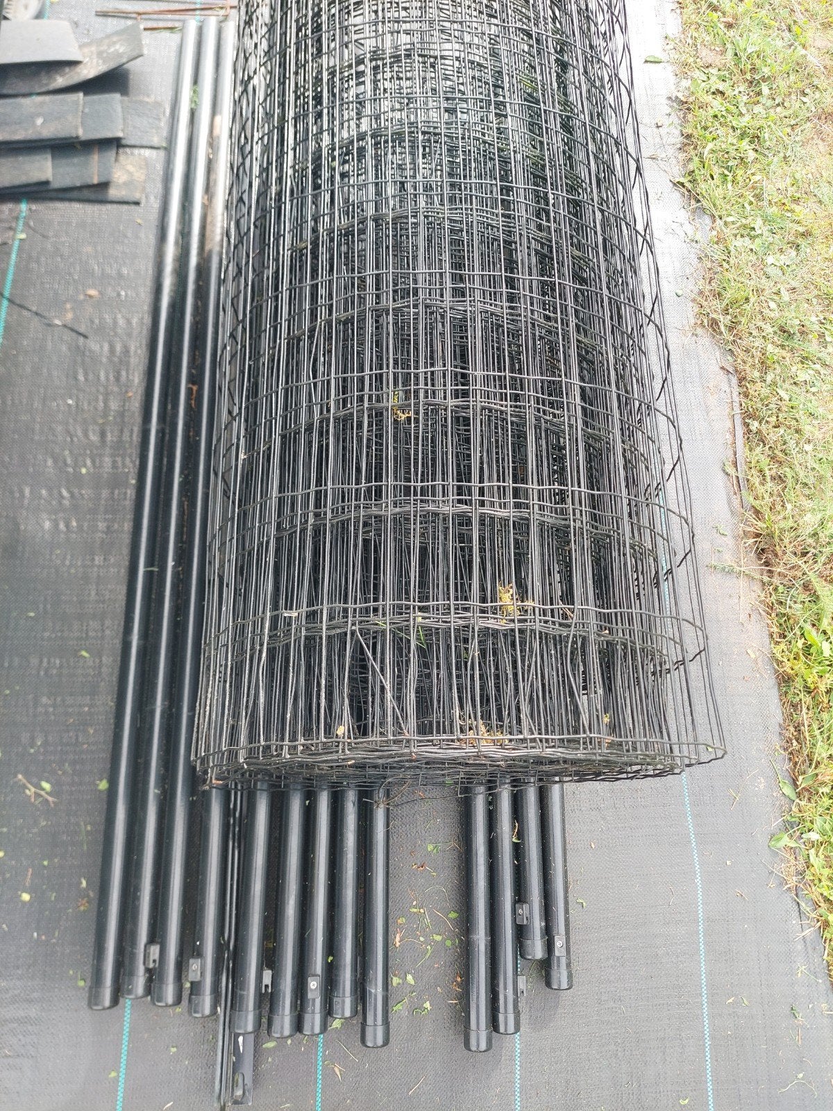 tuindraad 100 cm + tuinpalen 150 cm, Tuin en Terras, Ophalen, Gebruikt, IJzer, Gaashekwerk