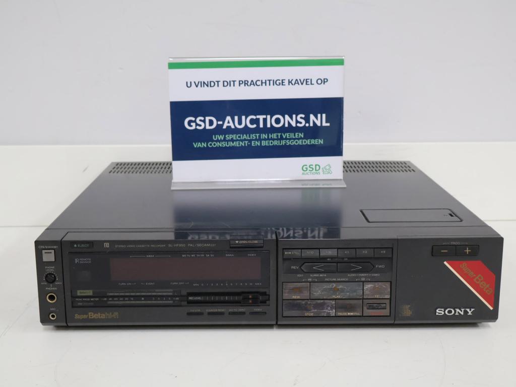 Vintage Sony SL-HF950 Super Betamax-Videorecorder, Audio, Tv en Foto, Ophalen of Verzenden, Niet ingevuld, Niet ingevuld, Niet ingevuld