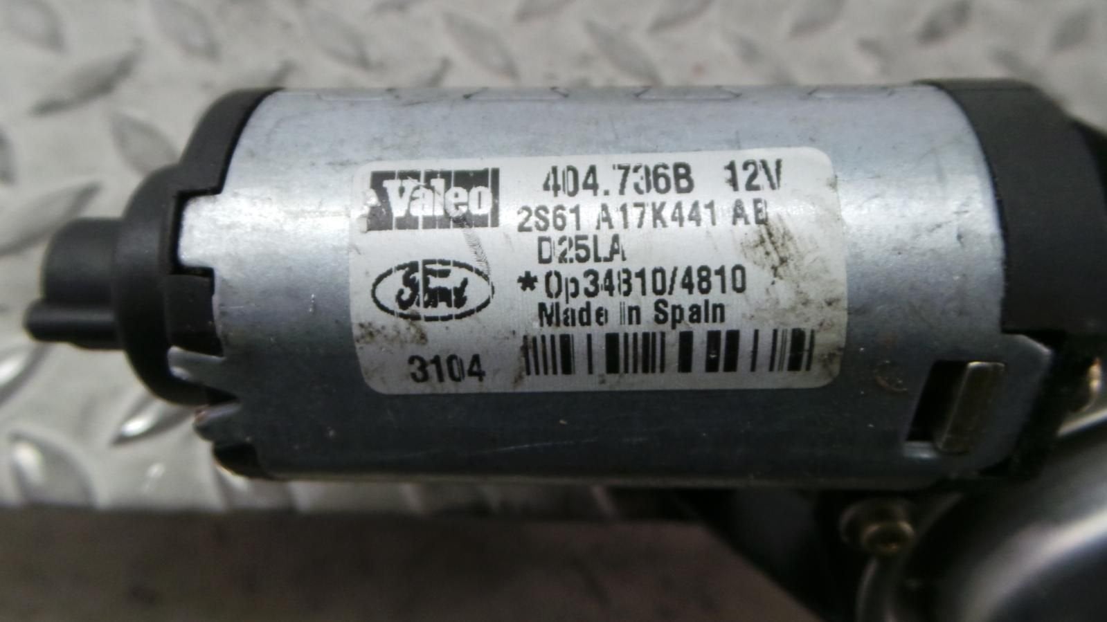 FORD FIESTA FUTURA RUITENWISSERMOTOR ACHTER 2004, Ophalen of Verzenden, Gebruikt, ARN erkend