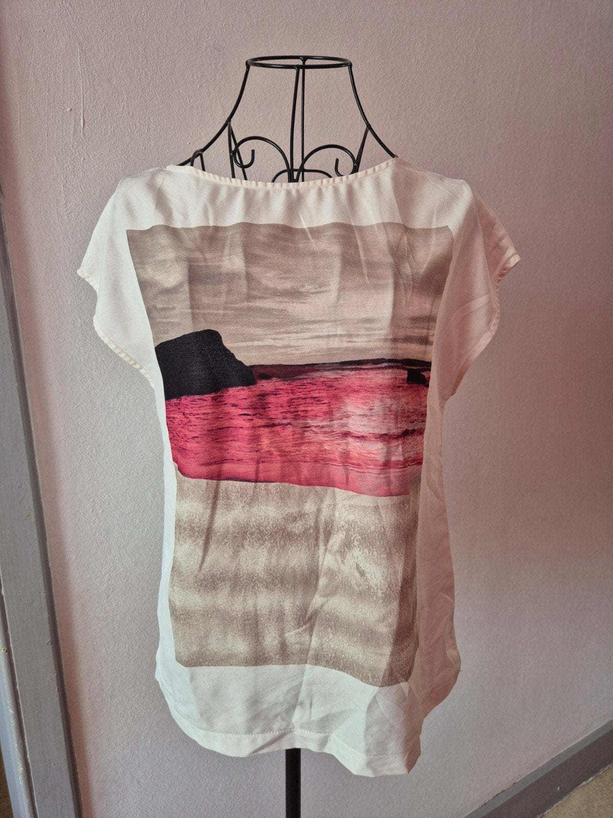 T-shirt Sora S, Kleding | Dames, T-shirts, Sora by jbc, Wit, Ophalen of Verzenden, Korte mouw