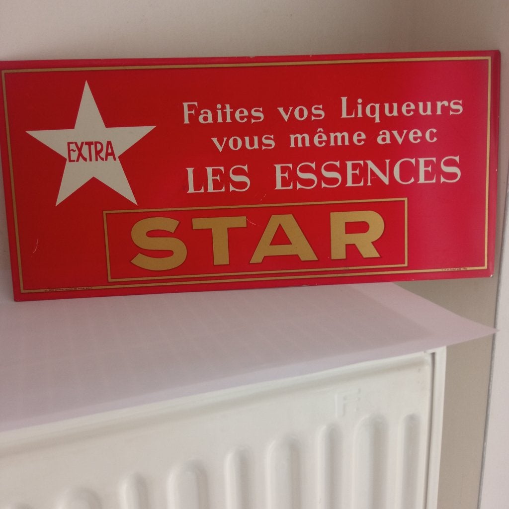 EXTRA STAR-reclame, Ophalen of Verzenden, Gebruikt, Reclamebord