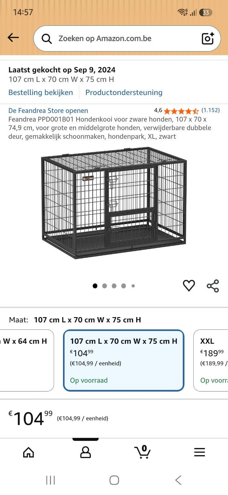 Heavy duty bench, Dieren en Toebehoren, Hondenhokken, Ophalen, Hondenkennel, 65 tot 100 cm, Zo goed als nieuw