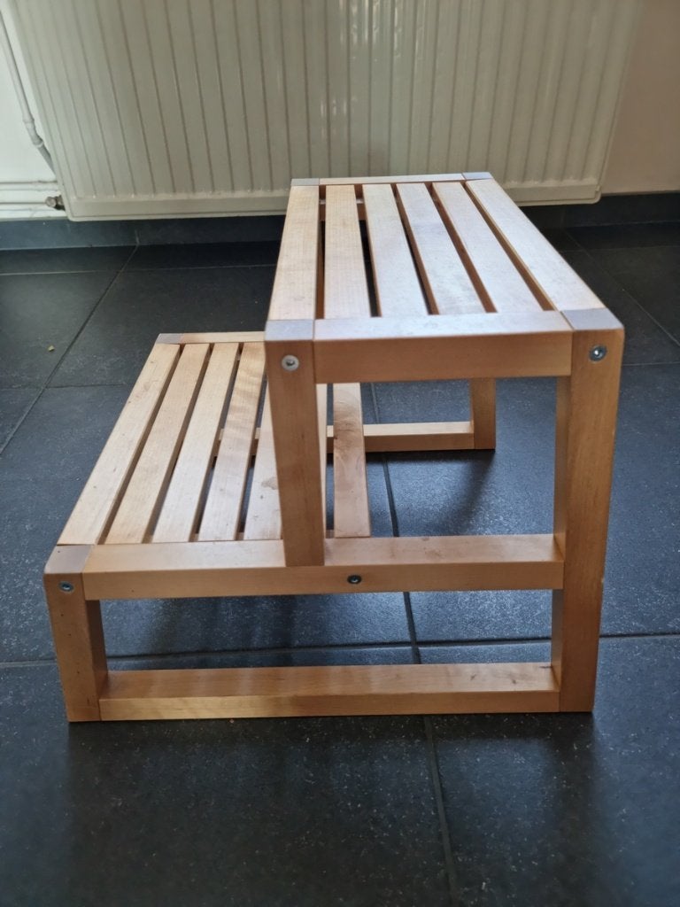 Marchepied, Maison & Meubles, Enlèvement, Utilisé, Bois