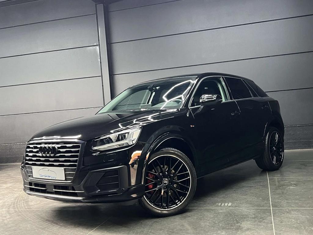 Audi Q2 35 TFSI S tronic 150 pk / S Line / FULL Black / Virt, Auto's, Automaat, 4 cilinders, Zwart, Leder