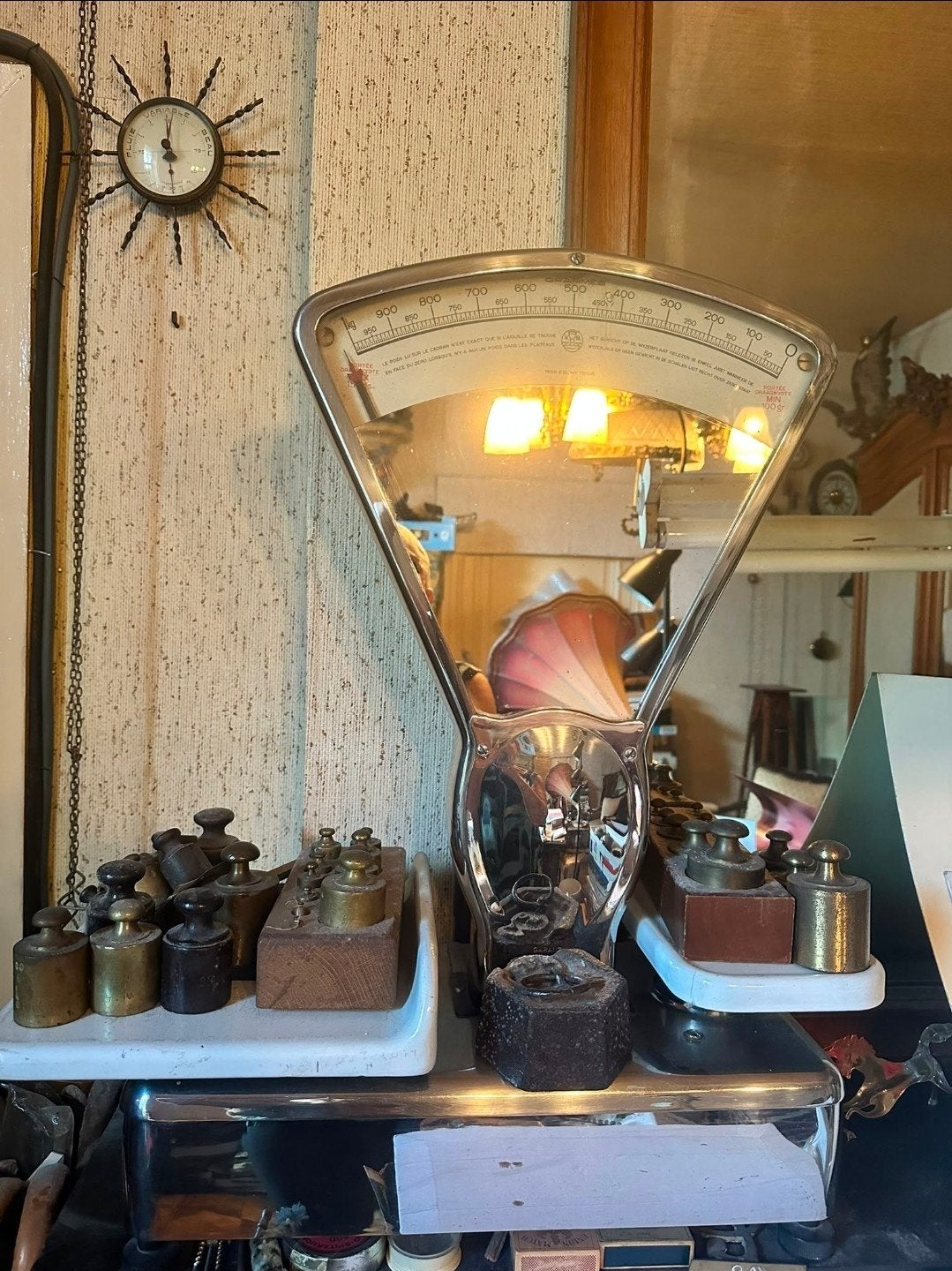 Balance berkel + lot de poids, Enlèvement