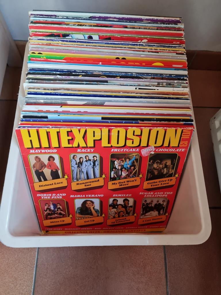 80 stuks vinyl lp's., Ophalen