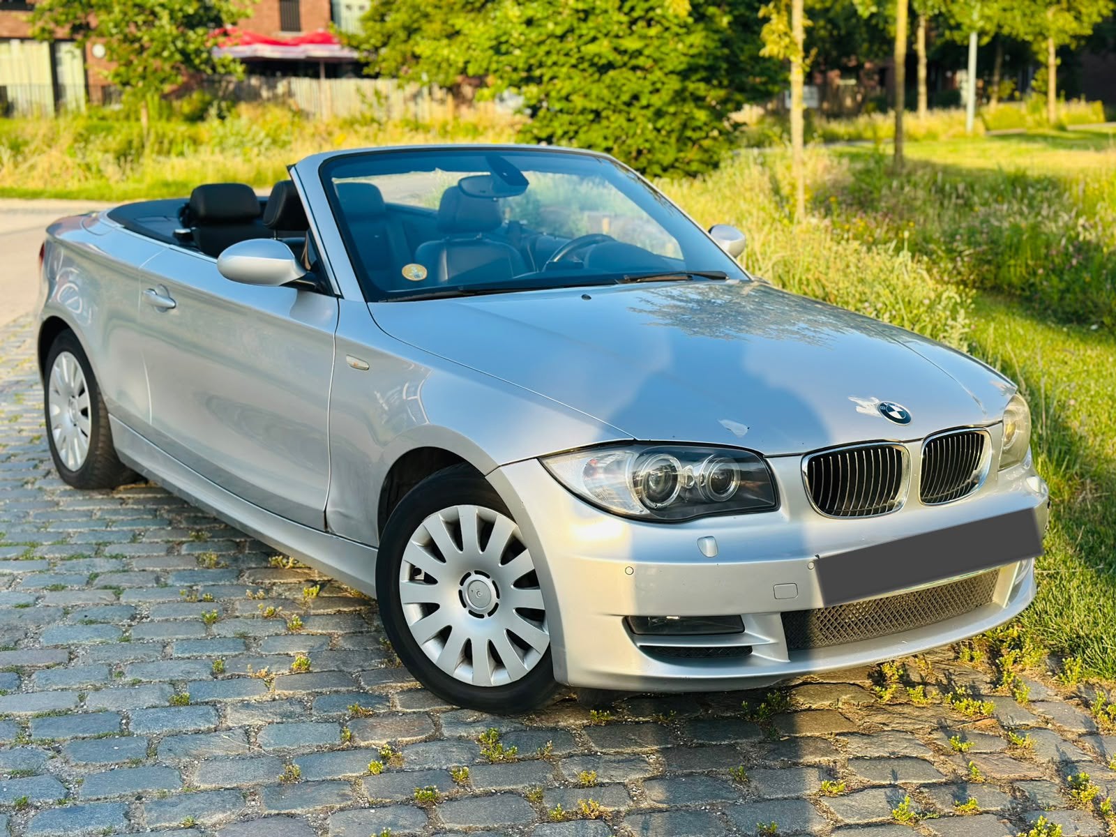 Bmw 118d Cabrio, Auto's, BMW, Bedrijf, Te koop, 1 Reeks, Diesel, Euro 5, Cabriolet, 2 deurs, Handgeschakeld, Beige, Zwart, Leder