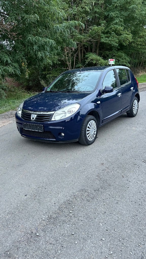 Dacia sandero, Auto's, Voorwielaandrijving, Stof, Blauw, USB