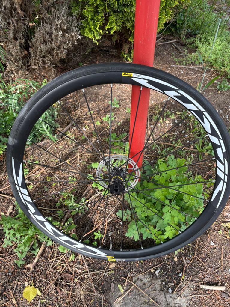 aluminium wielset met hoge aero velg, Mavis Elite Disc UST, Fietsen en Brommers, Ophalen of Verzenden, Zo goed als nieuw