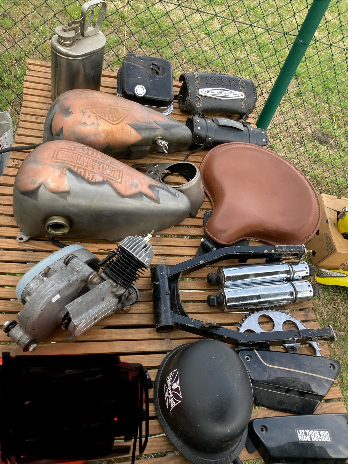 Shovelhead onderdelen, Motoren, Ophalen