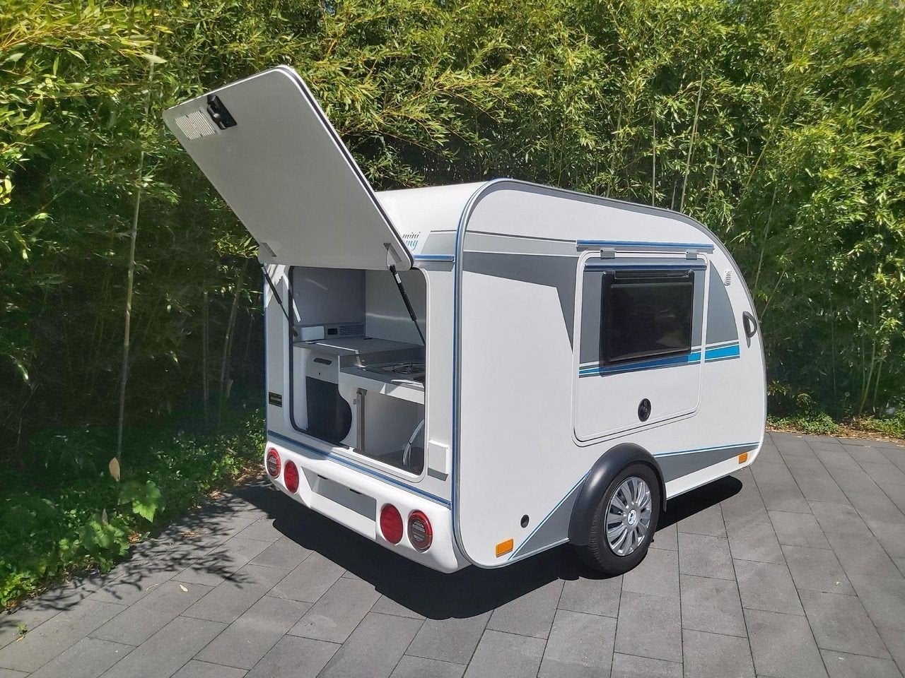 ***TEARDROP Mini TOMMY caravan ***, Caravanes & Camping, Caravanes, Particulier, jusqu'à 2, jusqu'à 500 kg, Autres marques, Lit dans la longueur