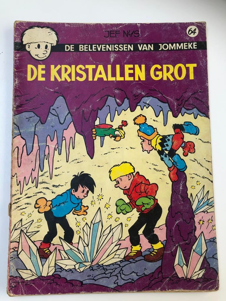 De belevenissen van Jommeke - De kristallen grot (1974), Boeken, Eén stripboek, Ophalen, Gelezen