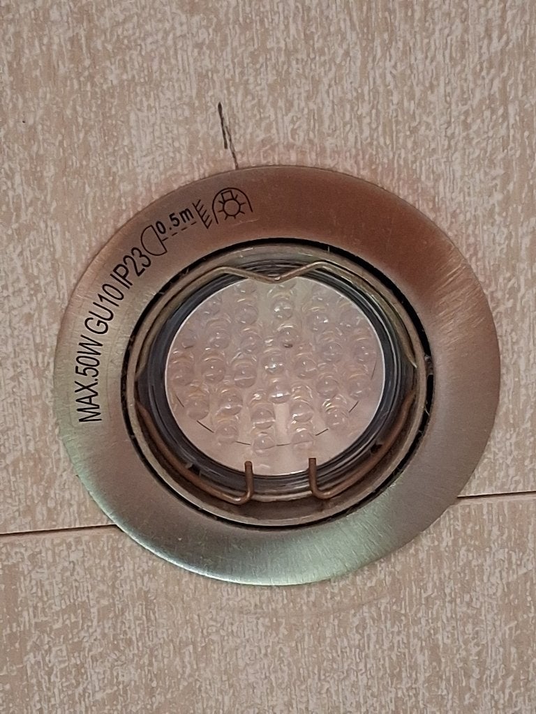 Atmatures spots avec lampes, Spot encastrable, Enlèvement, Métal, LED
