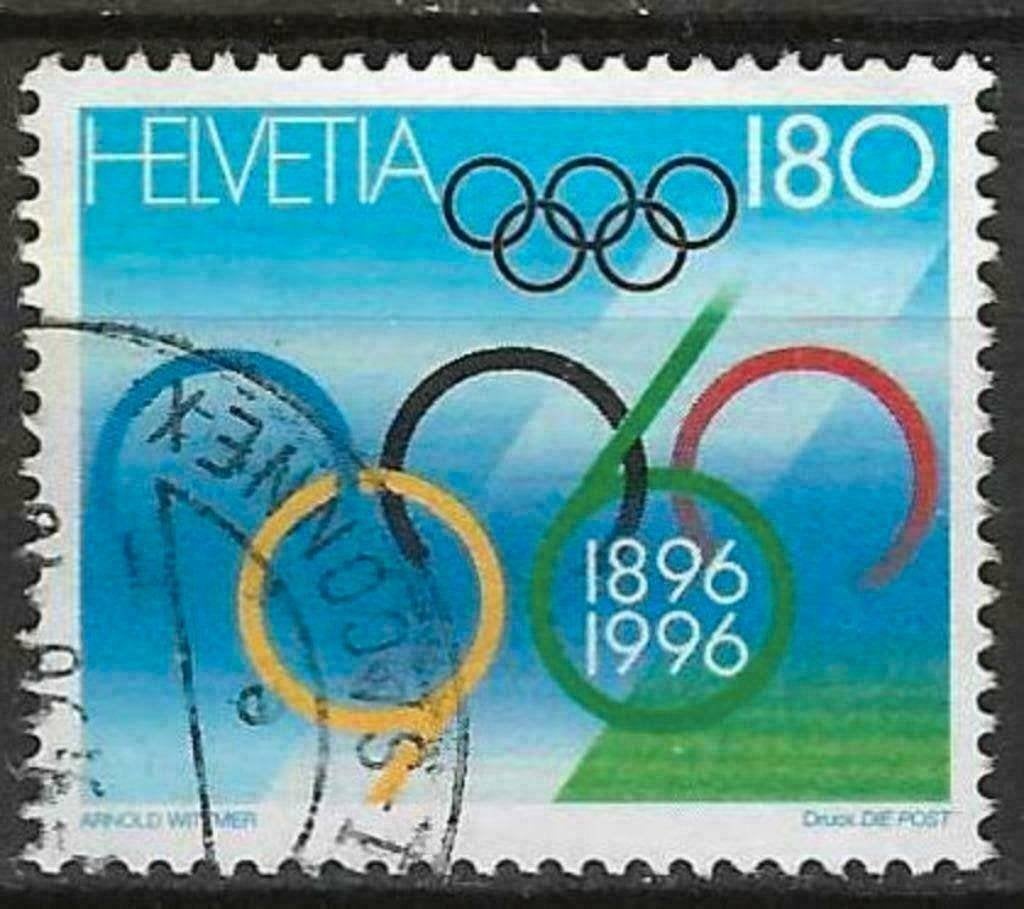 Suisse 1996 - Yvert 1511 - Jeux Olympiques (ST), Envoi, Affranchi