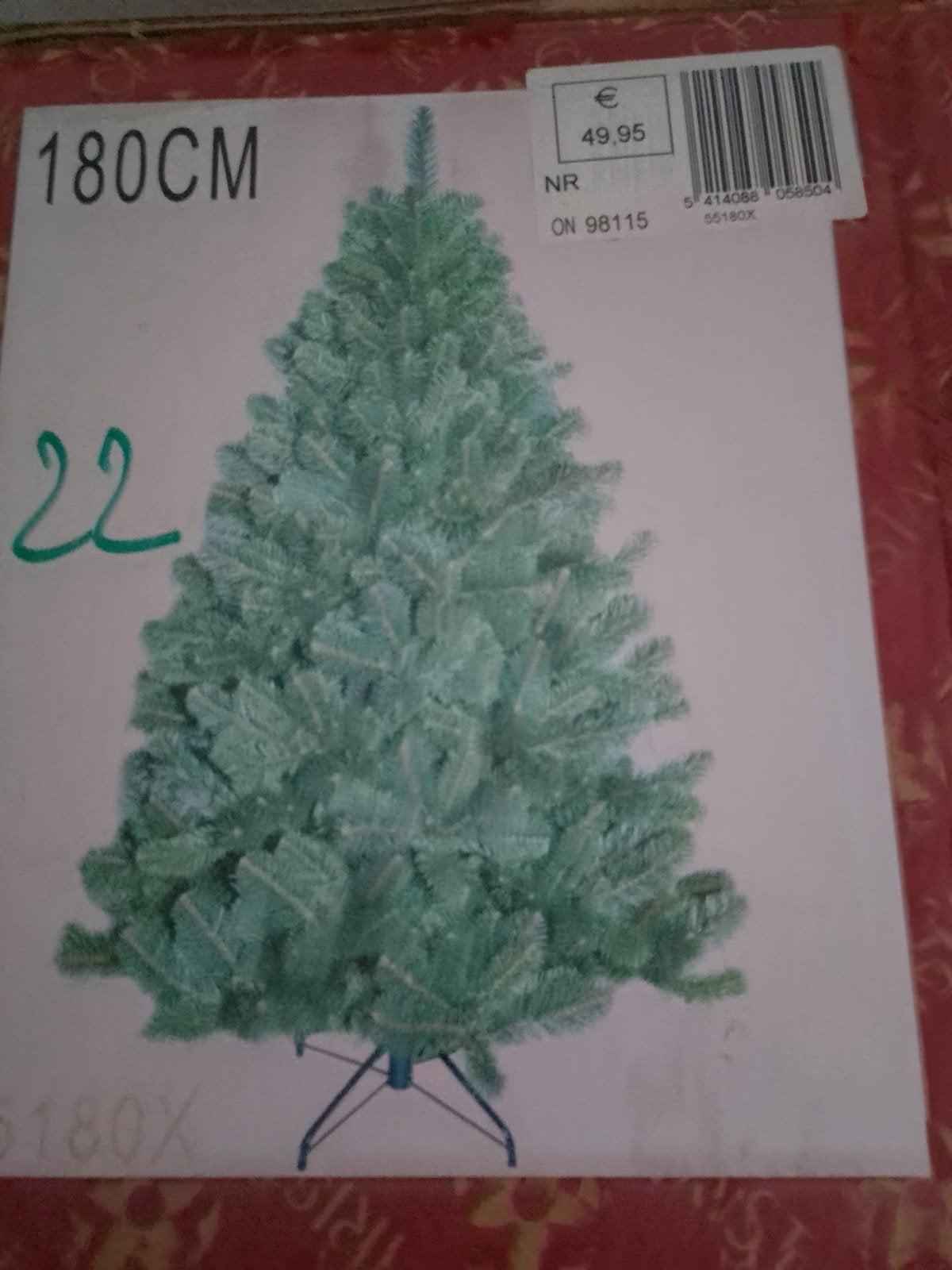 Kunstkerstboom 180 cm hoog, Diversen, Ophalen