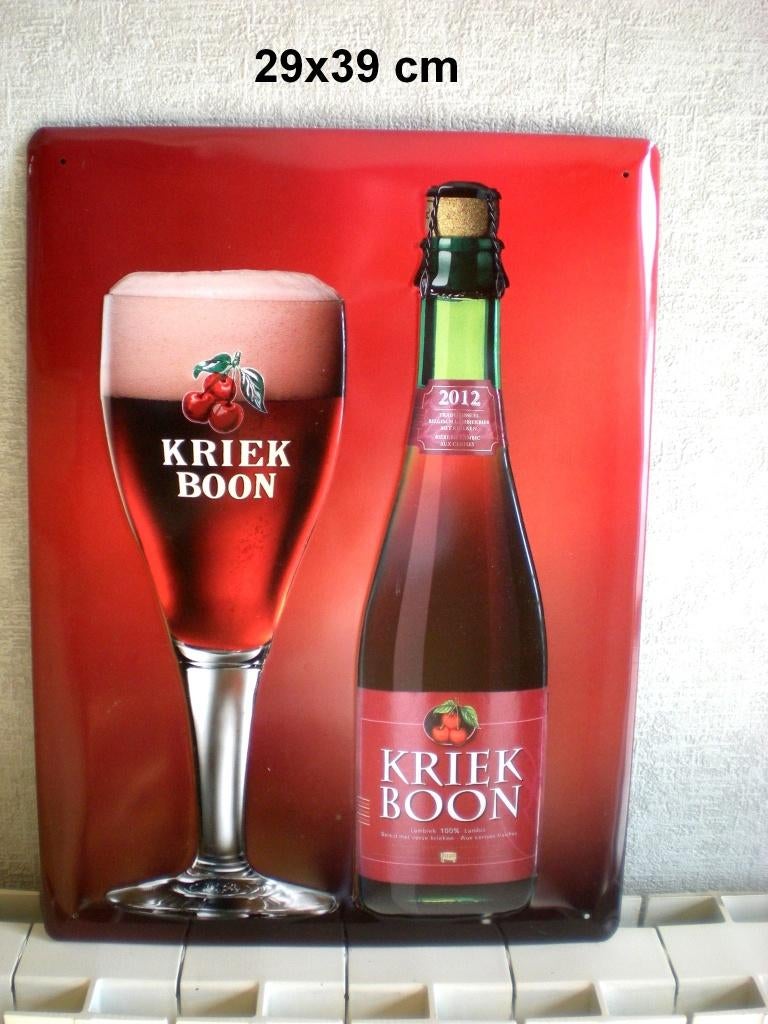 Gueuze BOON Metaalreclame Nr. 2, Ophalen of Verzenden, Nieuw, Reclamebord, Plaat of Schild