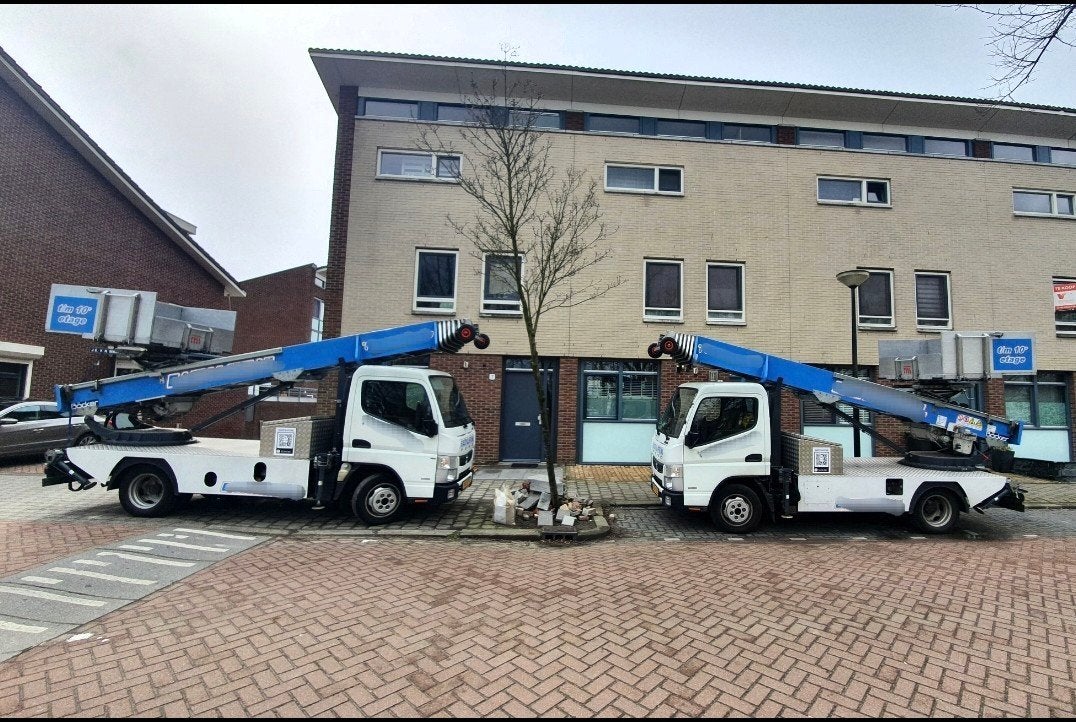2x Verhuislift Böcker 30m -Mitsubishi FUSO Canter 3S13 20/21, FUSO, Wit, Bedrijf, Diesel