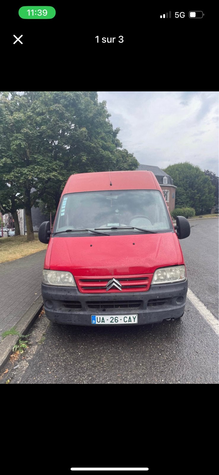 Citroen jumper 1500€, Autos, Achat, Entreprise, Boîte manuelle, Noir