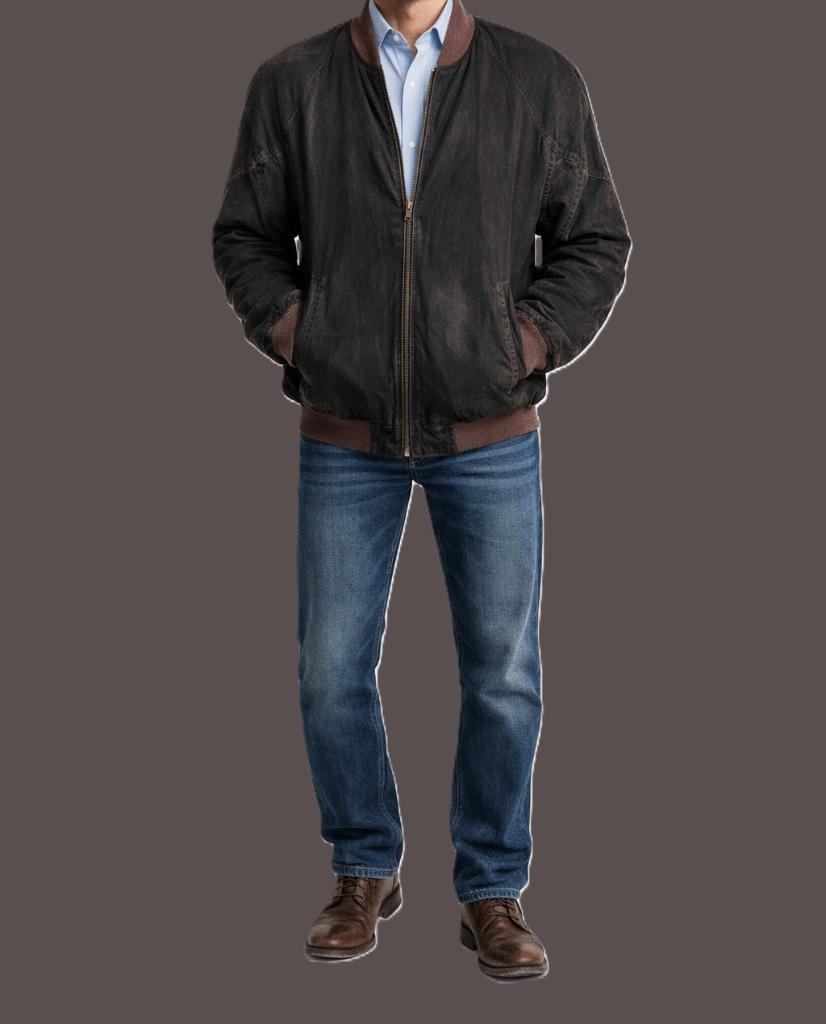 Vintage zijden bomberjack luxe & tijdloos maat 54, Kleding | Heren, Ophalen of Verzenden, Gedragen, Maat 52/54 (L), Zwart