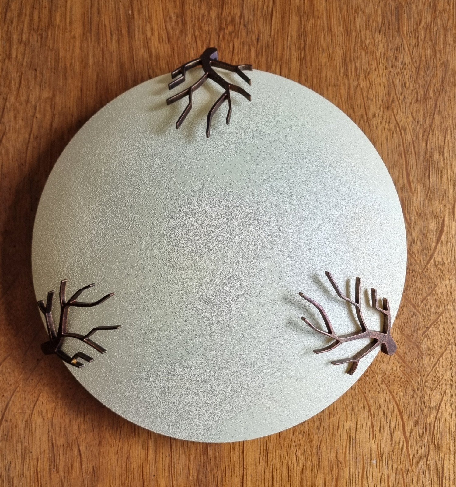 Plafonnier Massive Crème, Maison & Meubles, Lampes | Plafonniers, Verre, Enlèvement ou Envoi