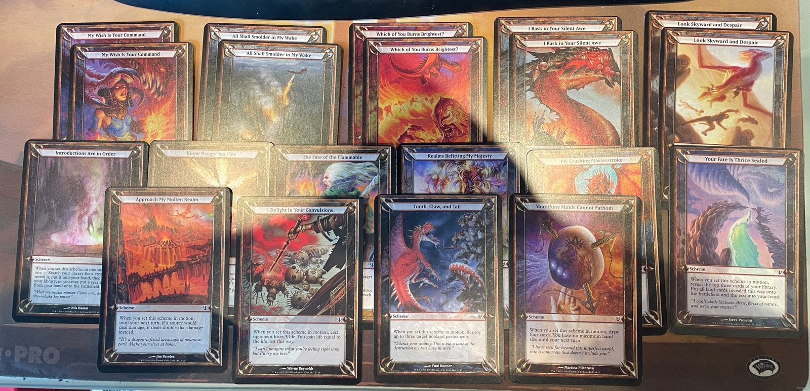 MTG Archenemy Scheme cards, Hobby en Vrije tijd, Verzamelkaartspellen | Magic the Gathering, Ophalen of Verzenden, Gebruikt, Speeldeck