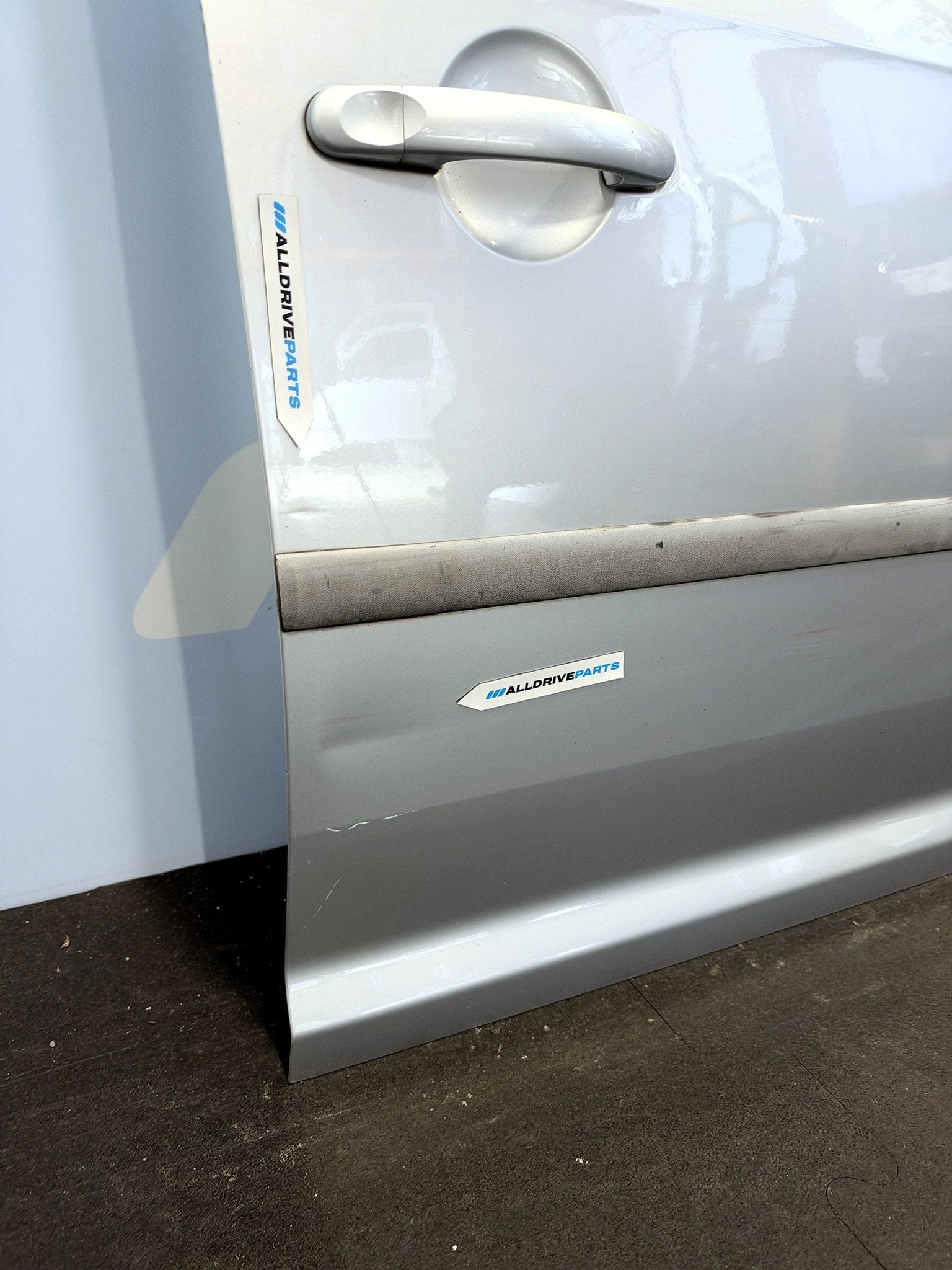 VW Caddy IV voorportier rechts zilvergrijs LA7W 2K5831056, Gebruikt, -, Deur, -