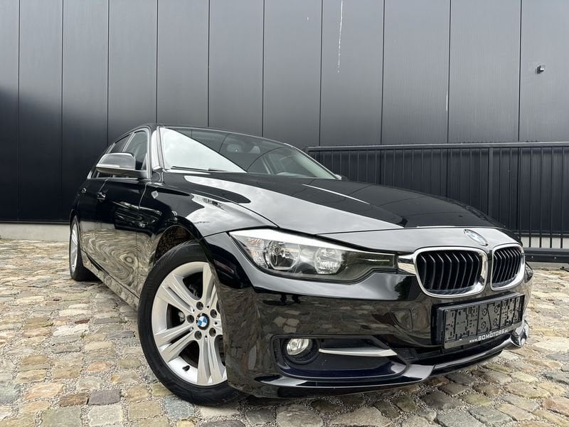BMW Série 3, Auto's, Gebruikt, 136 pk, Zwart, Bedrijf