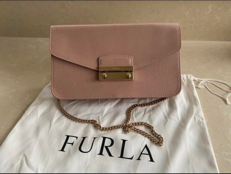 Handtas Furla, Ophalen of Verzenden, Zo goed als nieuw, Roze, Handtas