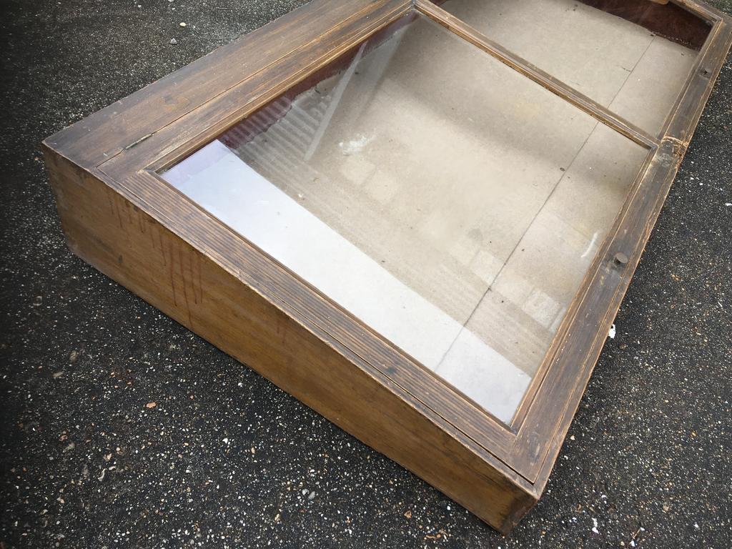 Antieke etalage kast, Antiek en Kunst, Ophalen