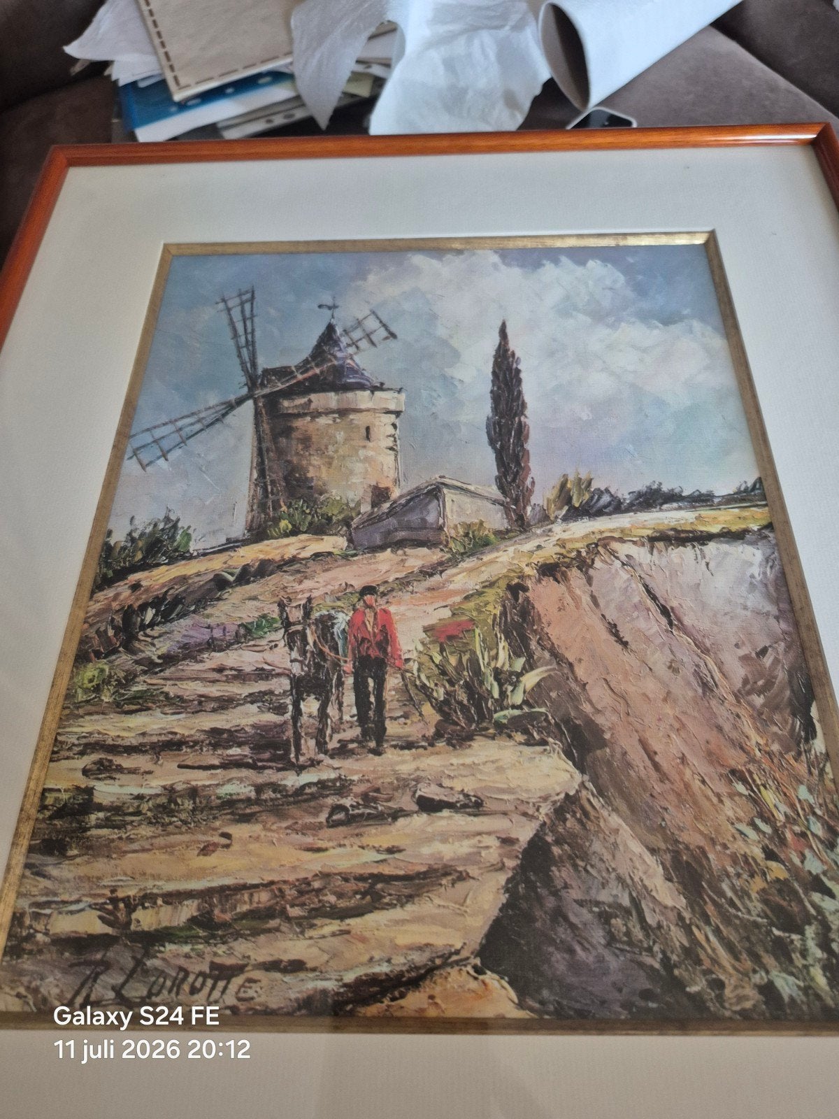 Larotte, Antiquités & Art, Enlèvement ou Envoi, Tableau, Encadré