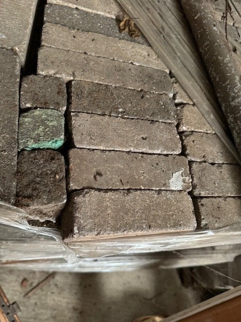 lot betonklinkers, Ophalen, Zo goed als nieuw, Beton, Klinkers