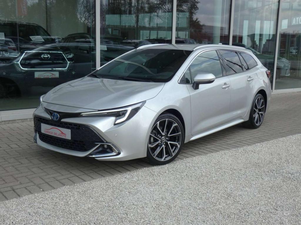 Toyota Corolla 1.8 Hybrid Premium 140pk +Head-up display +Sp, Auto's, 1300 kg, Gebruikt, Zwart, 4 cilinders