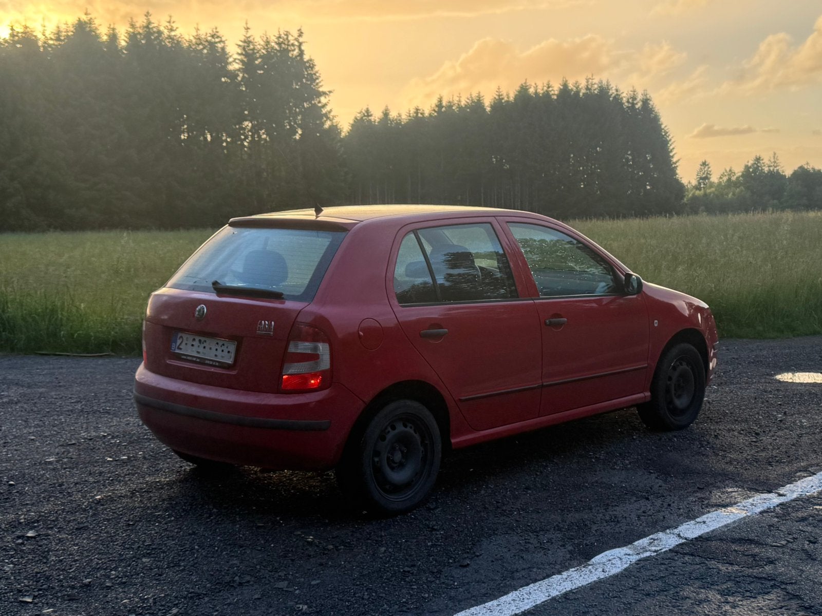 Skoda Fabia 1.2HTP, Autos, Rouge, Achat, 1133 kg, Boîte manuelle