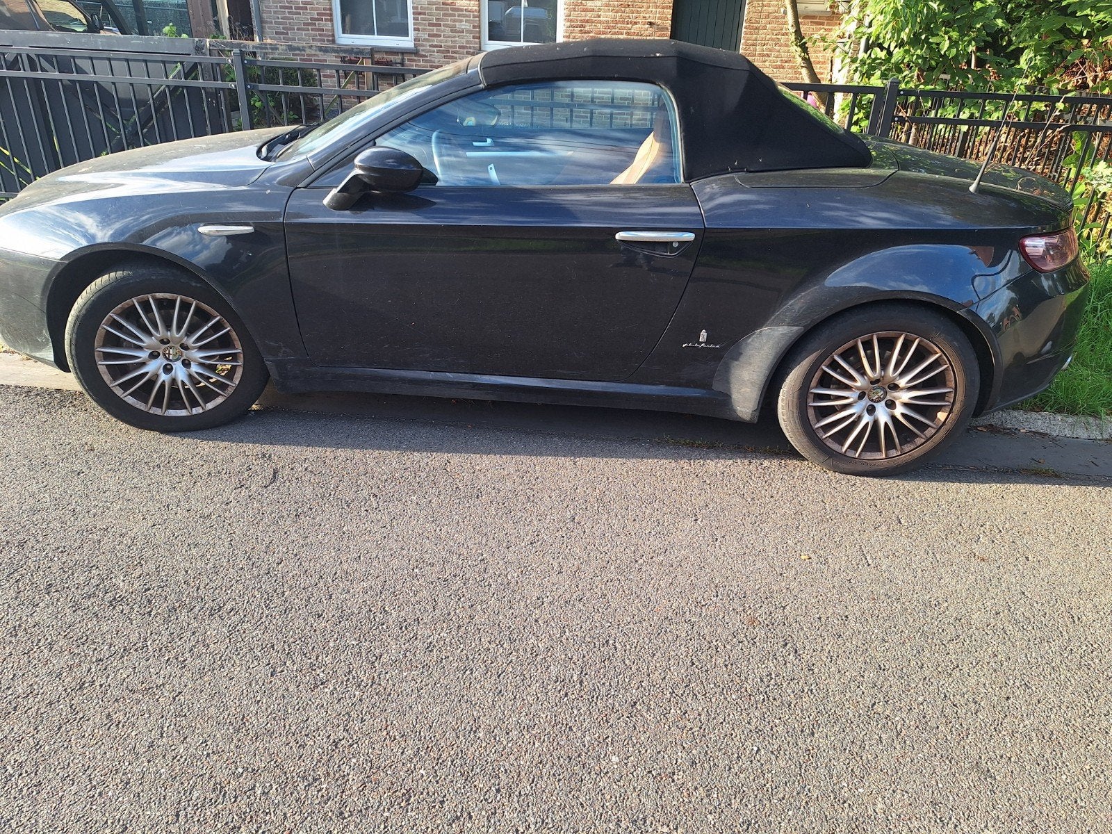 alfa romeo spider  2000 TD, Autos, Cuir, Euro 5, Beige, Cabriolet