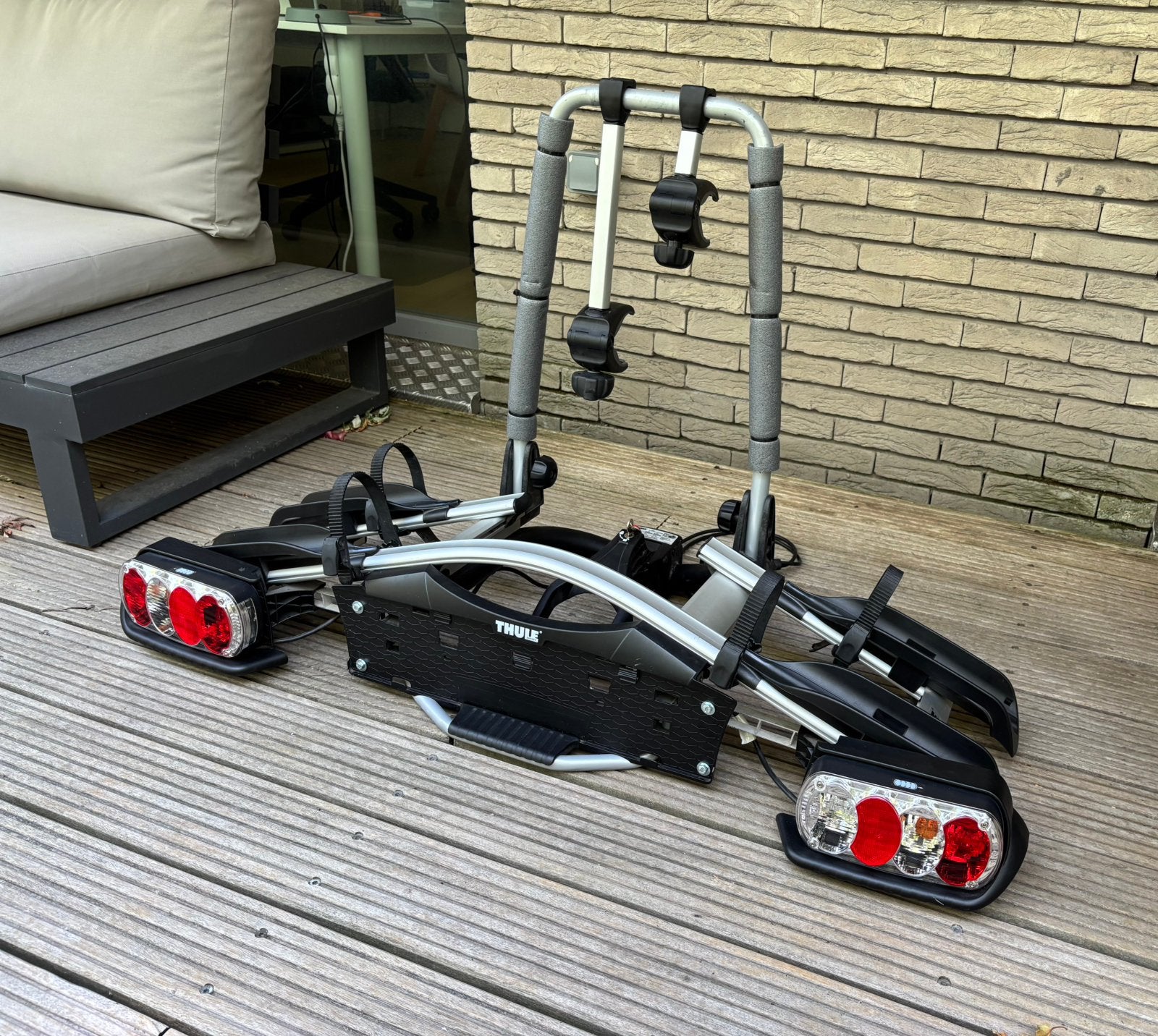Porte-vélos inclinable Thule Euroway 920, Support d'attelage, Comme neuf, Enlèvement, 2 vélos