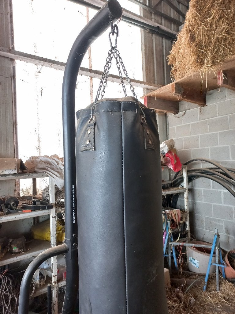 boksbal met staander, Sport en Fitness, Ophalen, Gebruikt, Boksbal