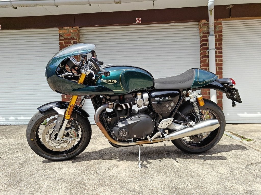 Triumph Thruxton 1200 Final Edition, Motoren, 2 cilinders, Occasion, Motorrijbewijs A, Bedrijf