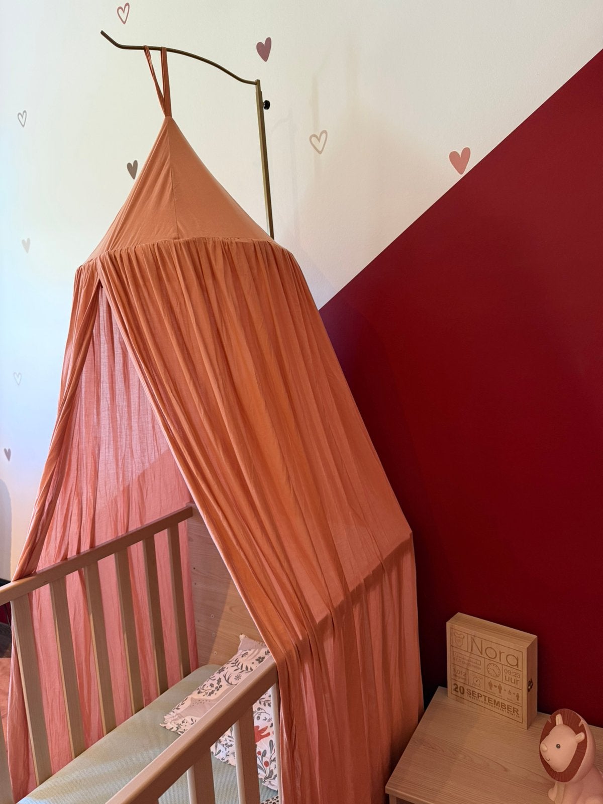 Klamboe / bedhemel Liewood + stang, Kinderen en Baby's, Ophalen, Zo goed als nieuw, Verstelbaar, Klamboe