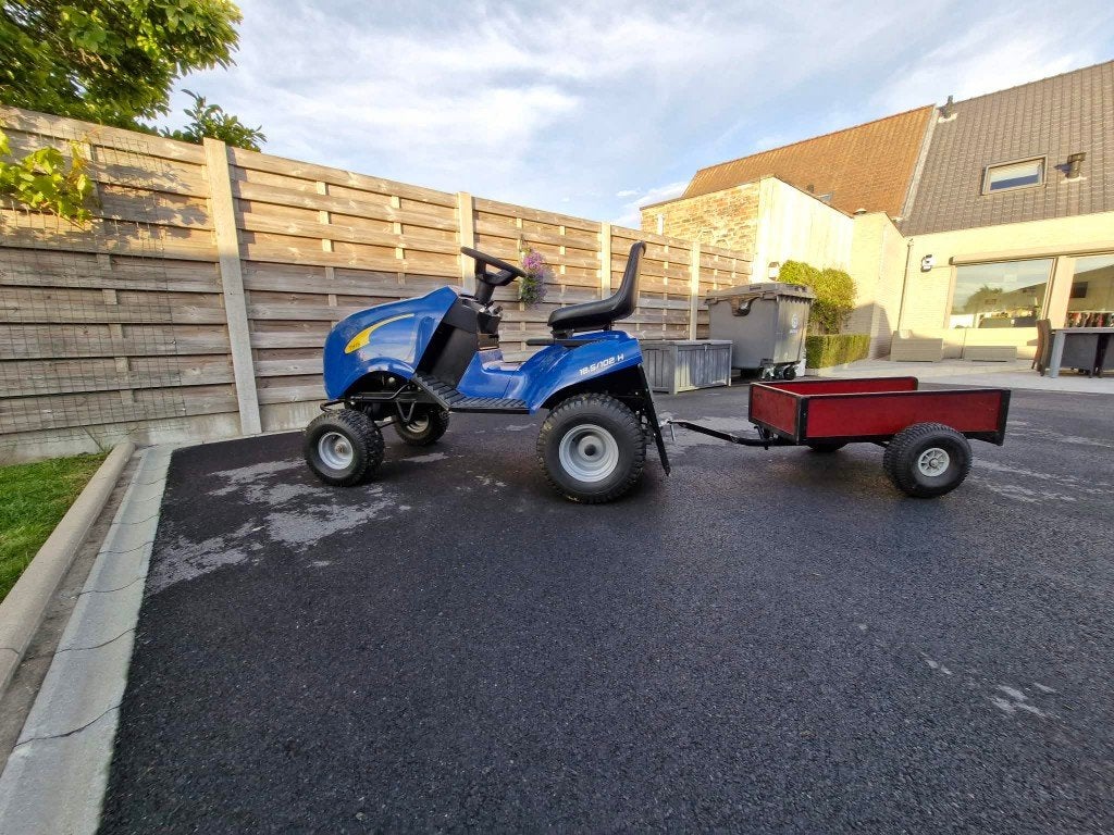 Zitmaaier TH19 omgebouwd naar Playcar met Berg karretje, Ophalen, Gebruikt, Briggs & stratton, Elektrische starter