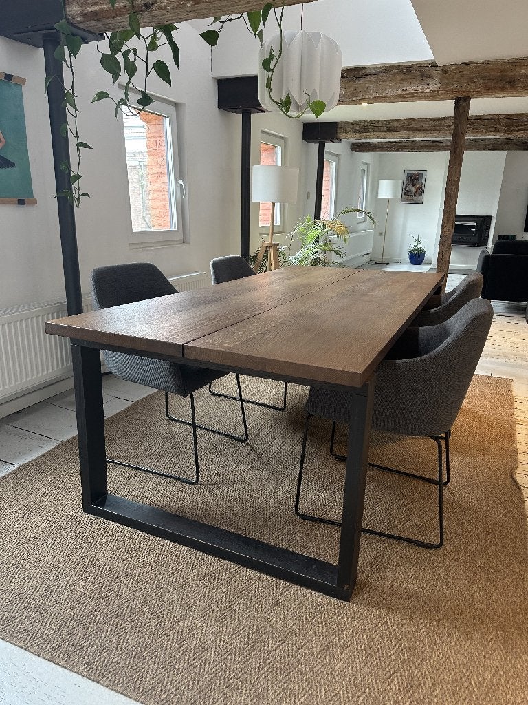 Table à manger MORBYLANGA (IKEA), Maison & Meubles, Tables | Tables à manger, 100 à 150 cm, Enlèvement, Utilisé, Chêne