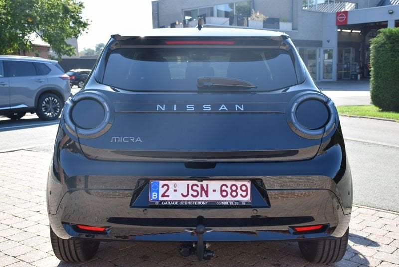 Nissan Micra New 52 kWh Evolve, Auto's, Stof, Gebruikt, Zwart, 5 zetels